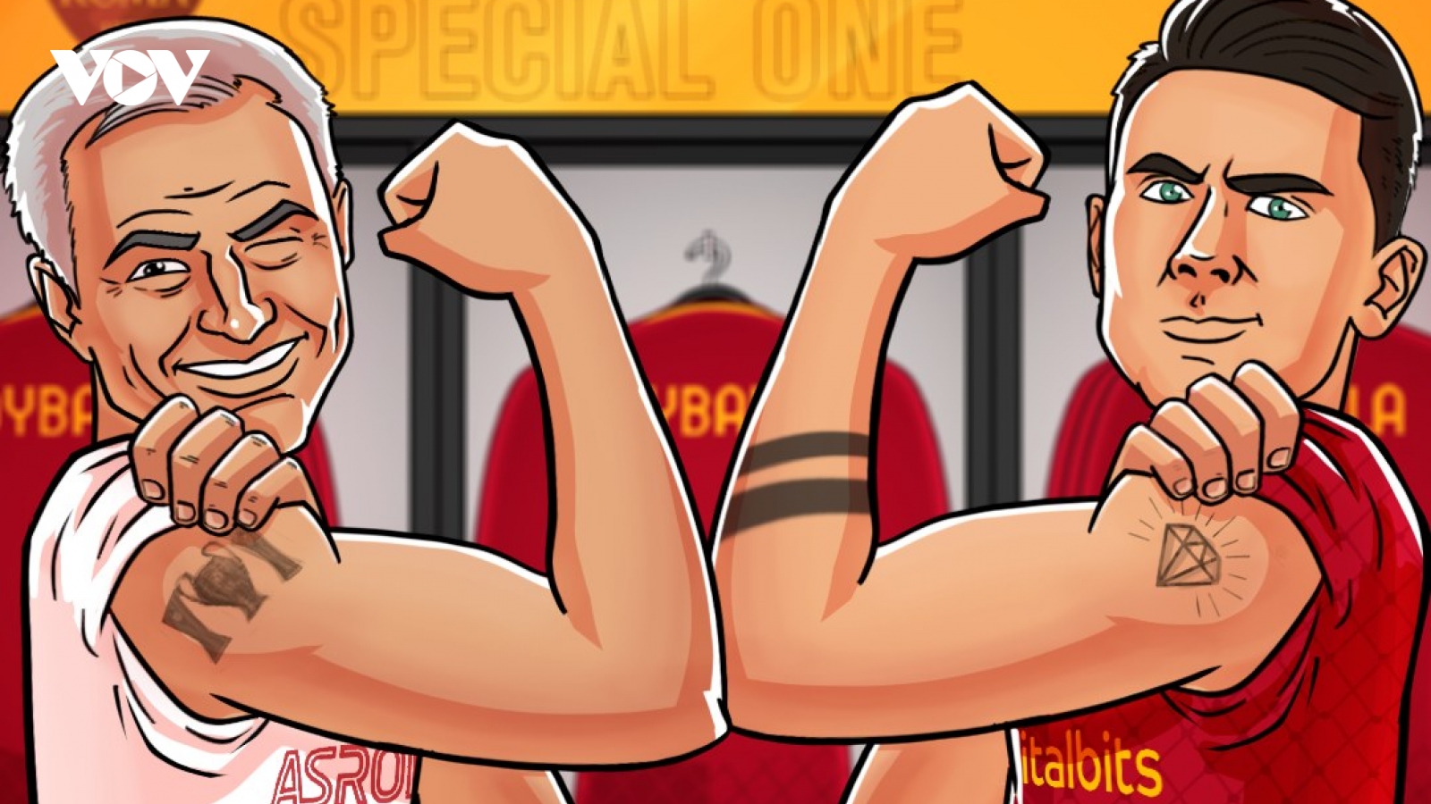 Biếm họa 24h: Mourinho và Dybala nâng tầm sức mạnh của AS Roma
