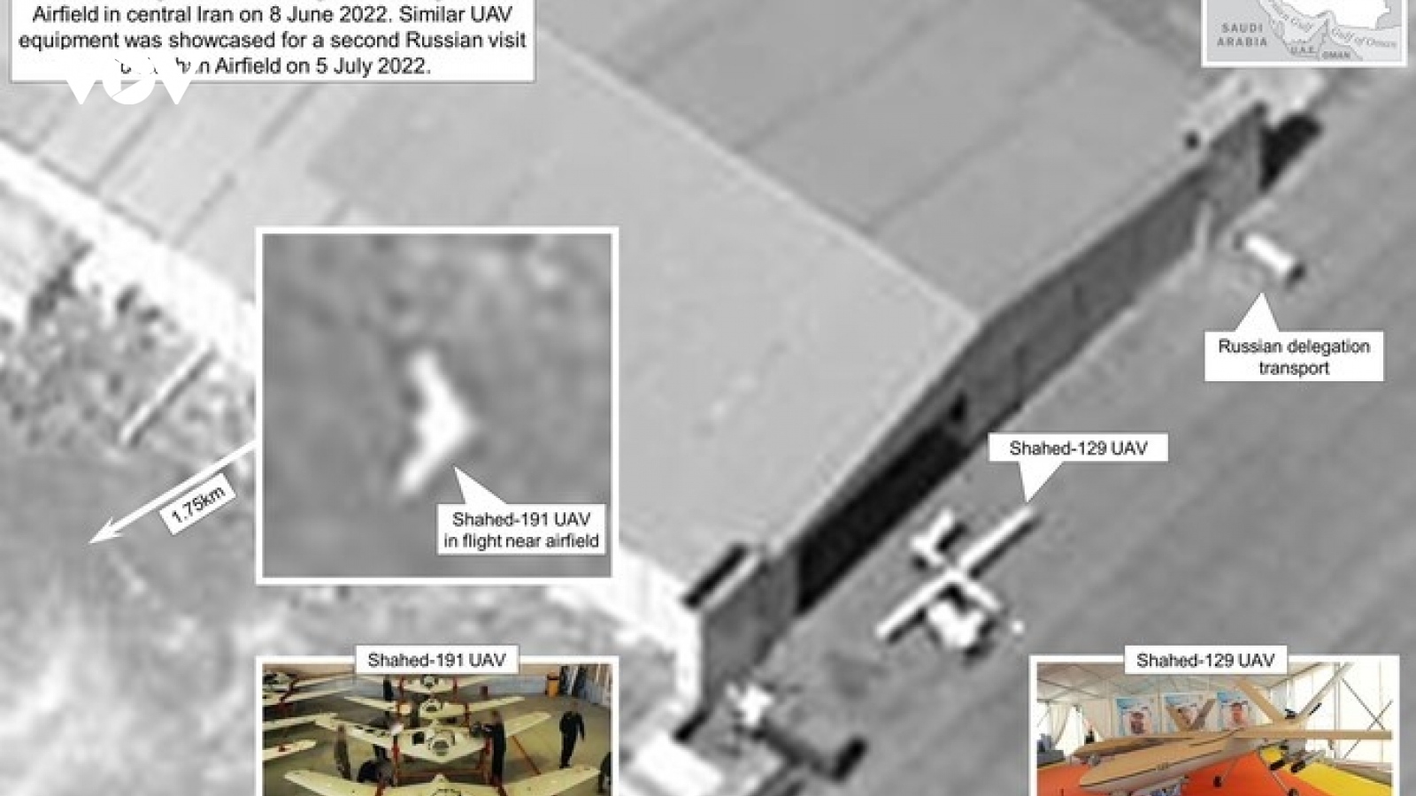 Nhà Trắng: Quan chức Nga khảo sát UAV tại Iran tới 2 lần