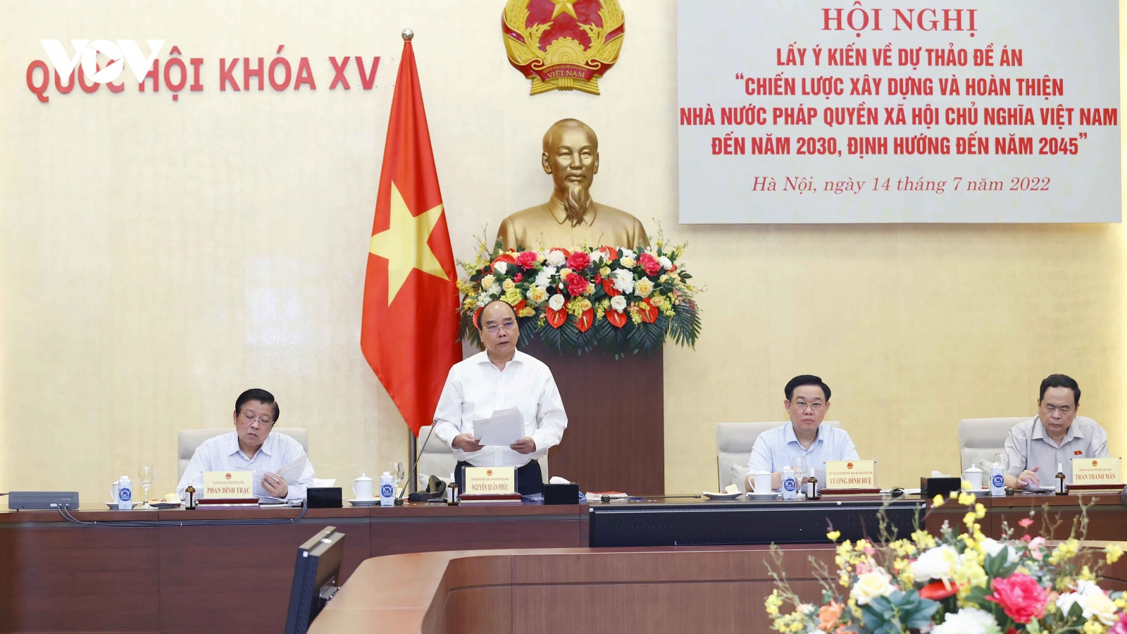 Chủ tịch nước chủ trì làm việc với Quốc hội và MTTQ về Đề án Nhà nước pháp quyền
