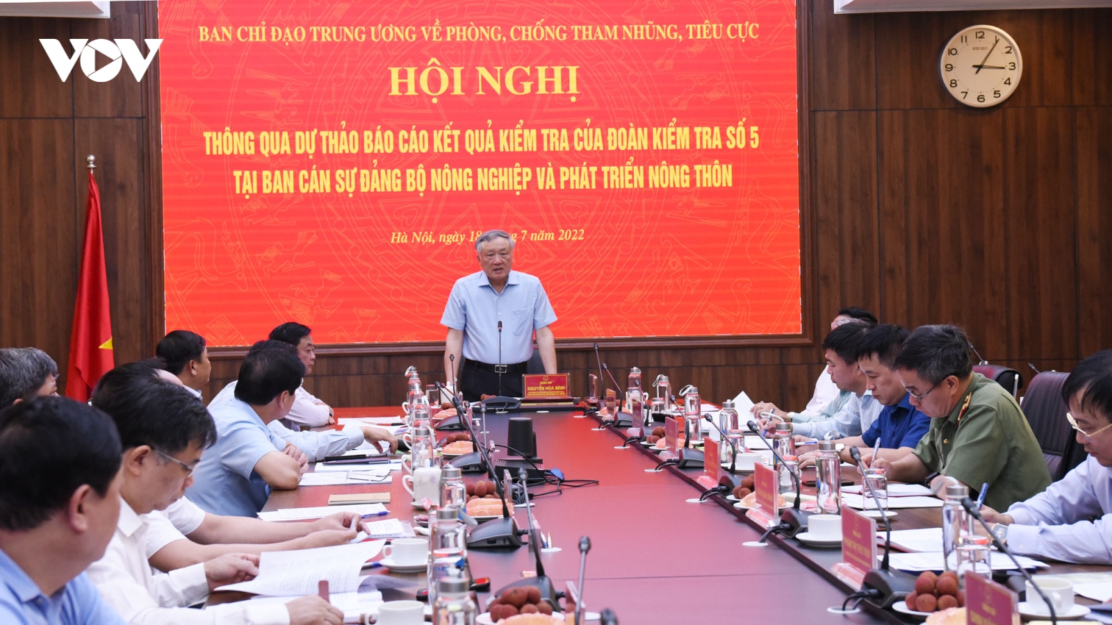 Thông báo kết quả kiểm tra công tác phòng chống tham nhũng tại Bộ NN&PTNT