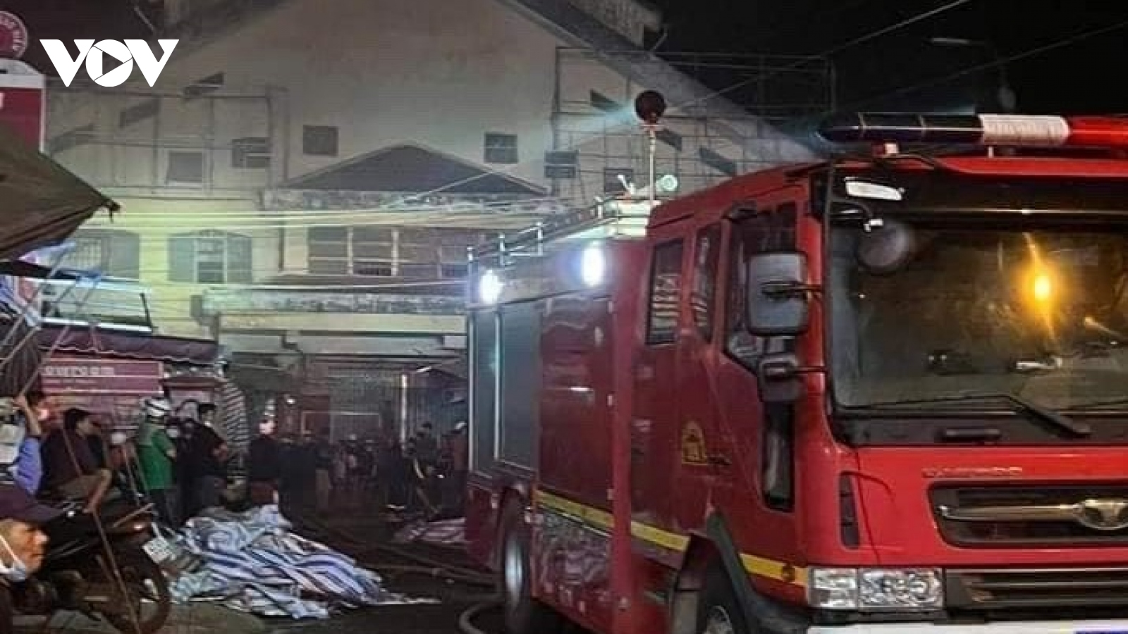 Cháy chợ tại thị xã Buôn Hồ: Giảm thiệt hại nhờ chủ động phòng cháy