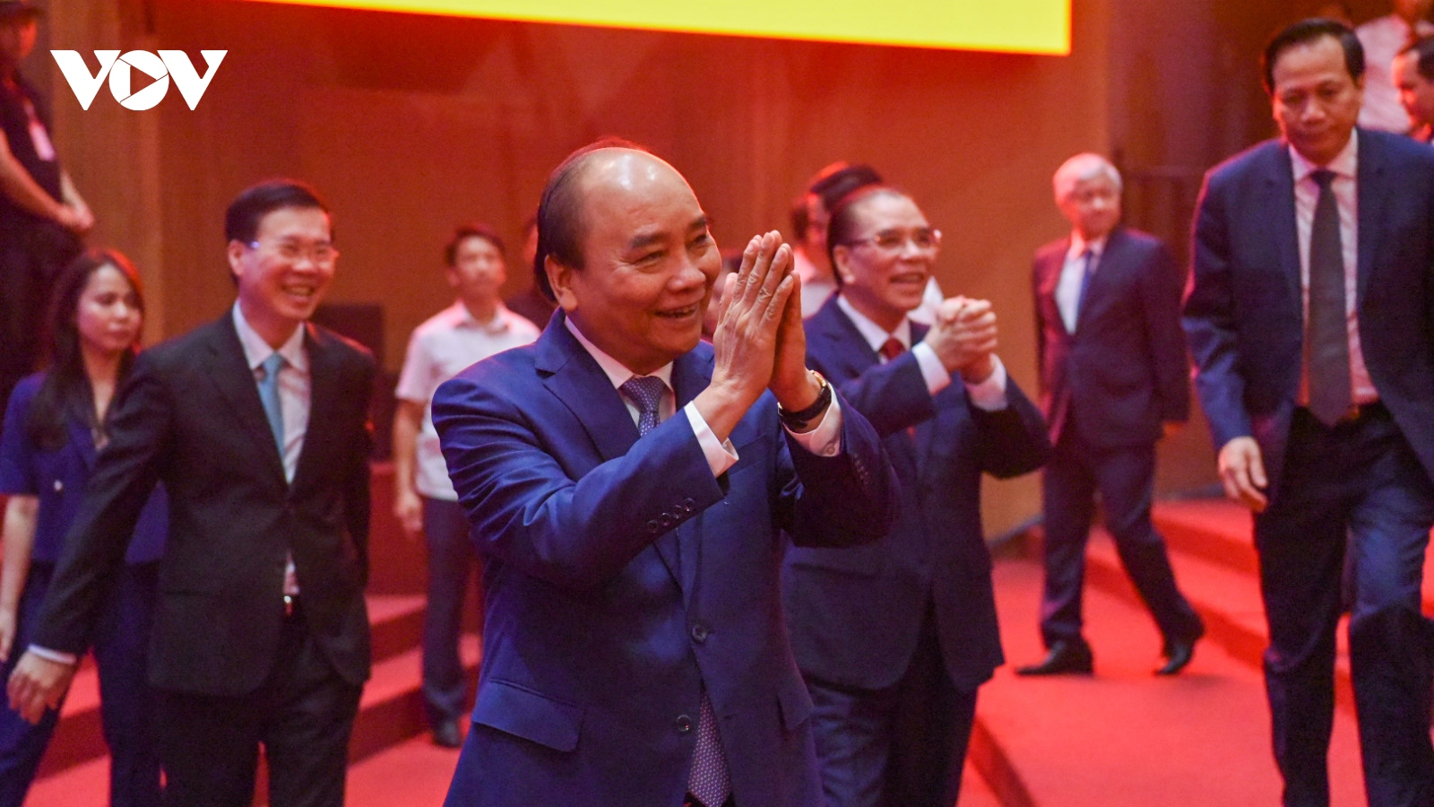 Chủ tịch nước Nguyễn Xuân Phúc dự lễ kỷ niệm 110 năm ngày sinh TBT Nguyễn Văn Cừ