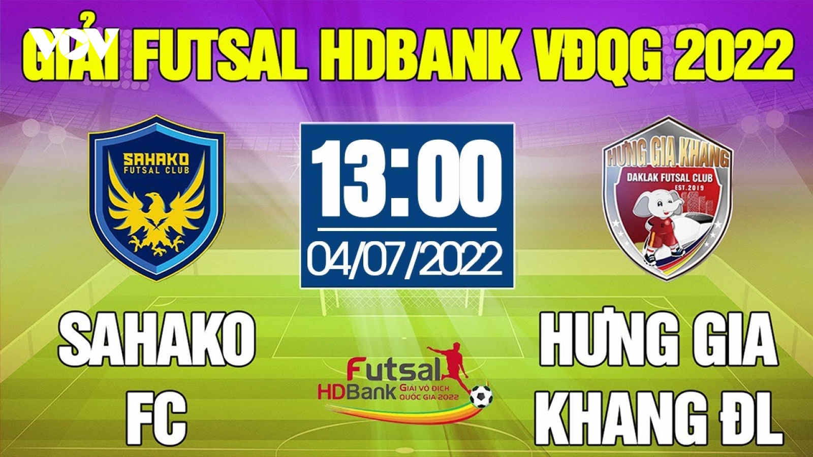 Xem trực tiếp Futsal HDBank VĐQG 2022: Sahako - Đắk Lắk