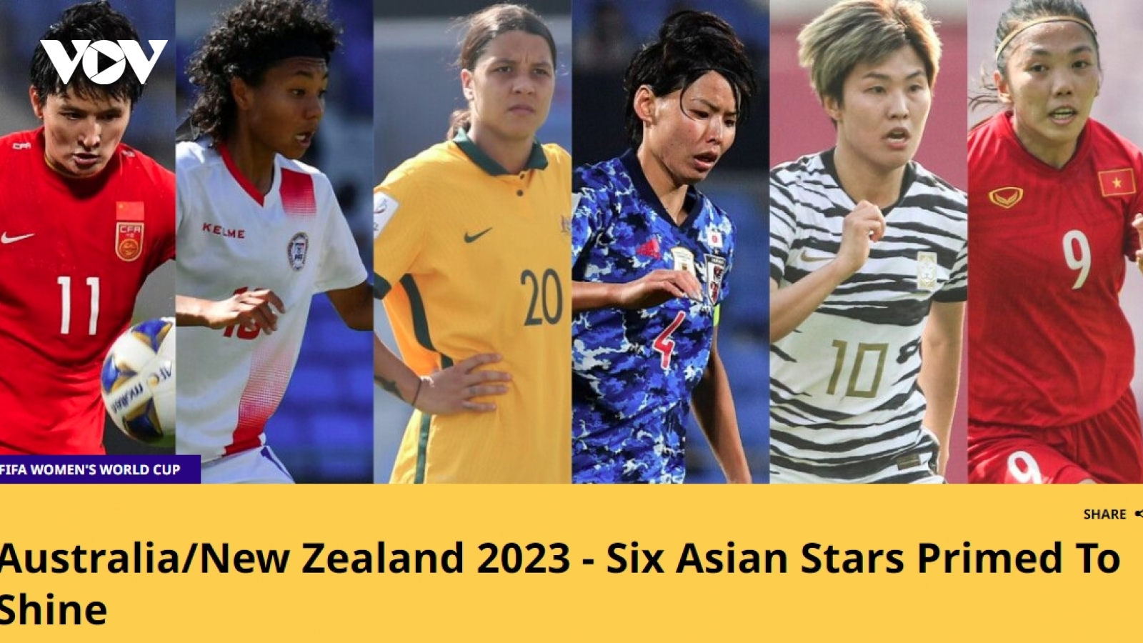 Huỳnh Như lọt top ngôi sao châu Á hứa hẹn tỏa sáng ở World Cup nữ 2023