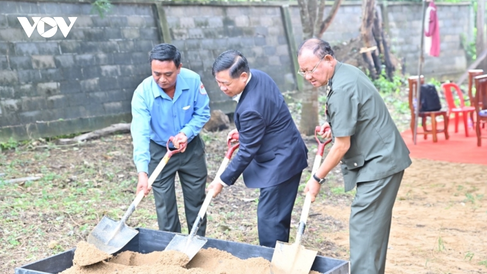 Khởi công Nhà thờ và lưu giữ hài cốt liệt sĩ quân tình nguyện Việt Nam