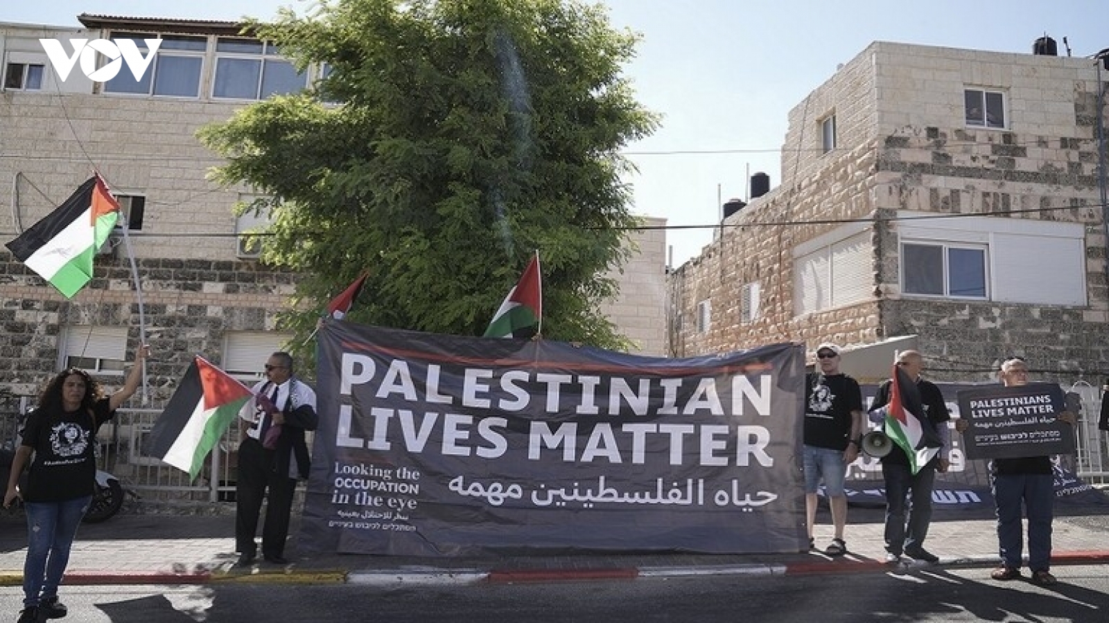 Người dân Palestine phản đối chuyến thăm của Tổng thống Mỹ Joe Biden