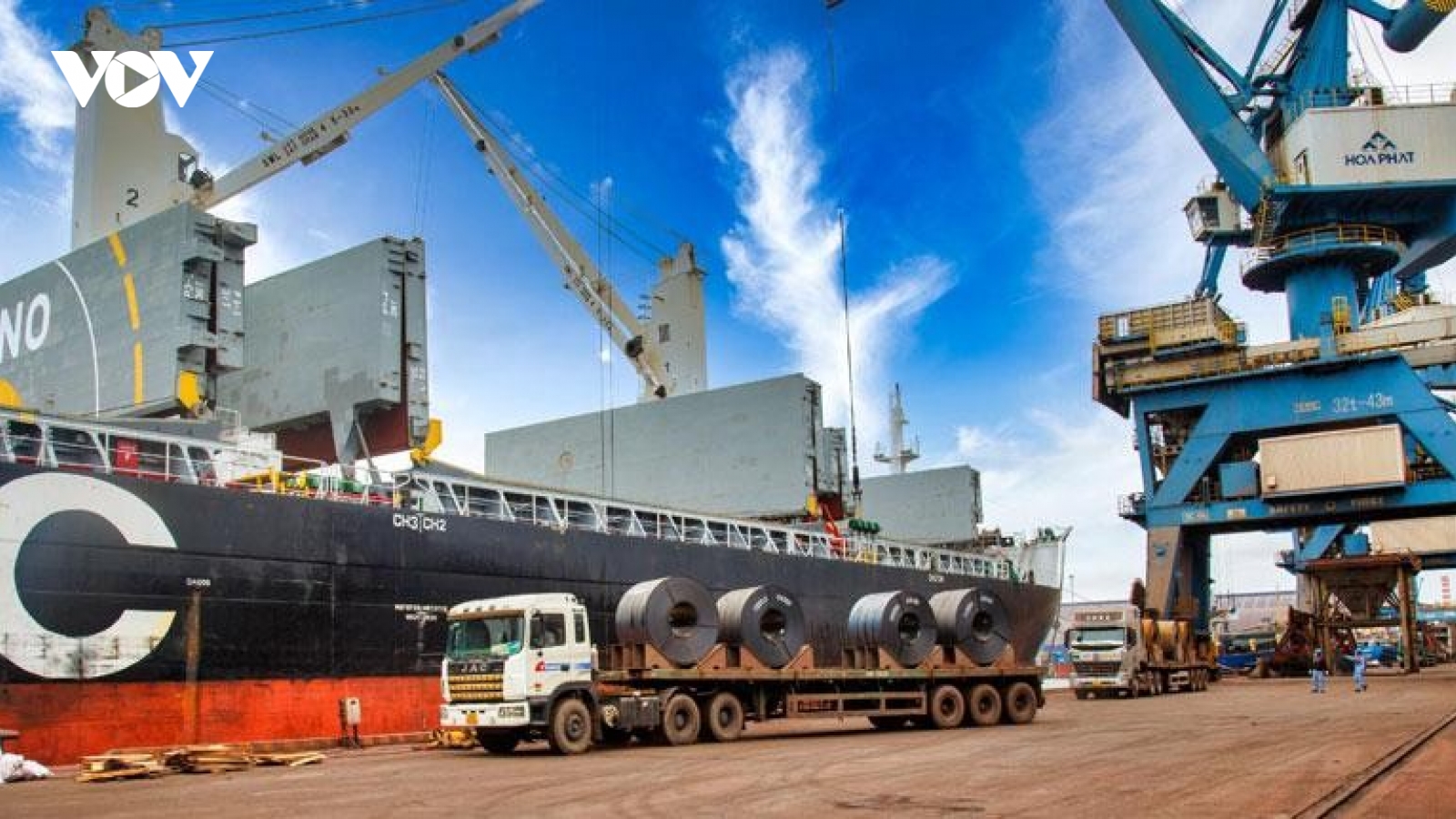 Hoa Phat exports construction steel to Mexico for first time