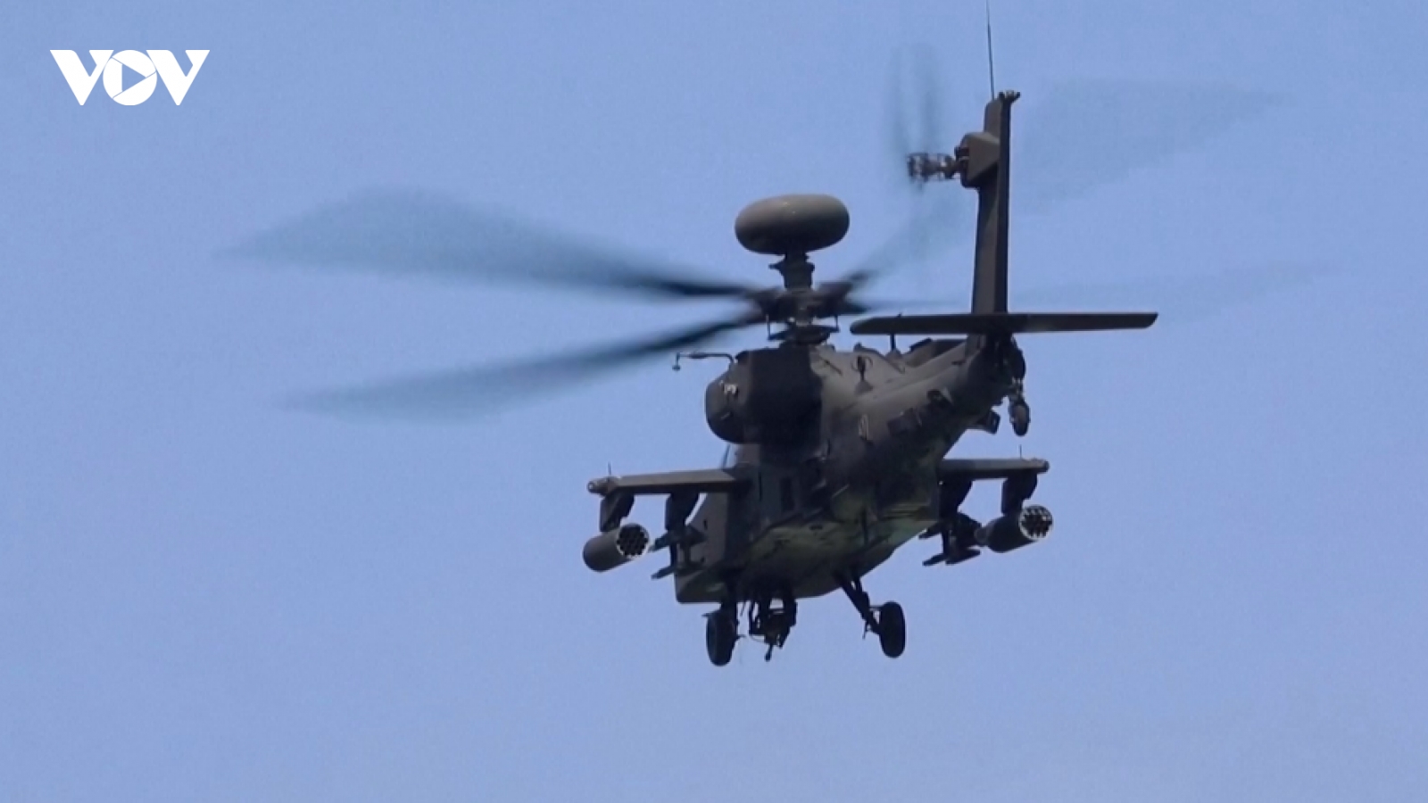 Trực thăng Mỹ Apache khai hỏa trong cuộc tập trận ở Hàn Quốc