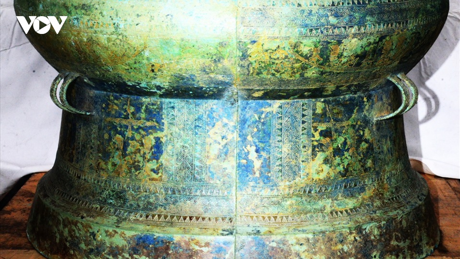 “Trống đồng Kính Hoa” - Bảo vật quốc gia