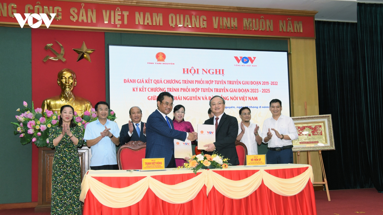VOV và tỉnh Thái Nguyên ký kết Chương trình phối hợp tuyên truyền