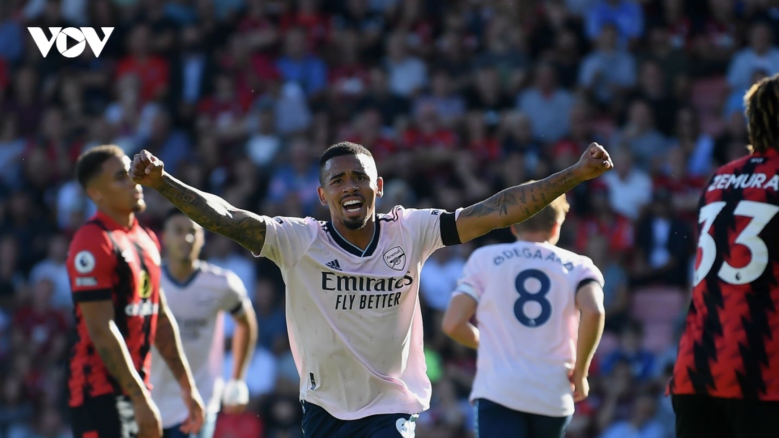 Bảng xếp hạng Ngoại hạng Anh mới nhất: Arsenal hơn Man City 2 điểm