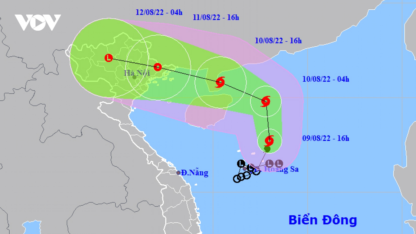 Bão số 2 có thể ảnh hưởng trực tiếp đến khu vực Đông Bắc