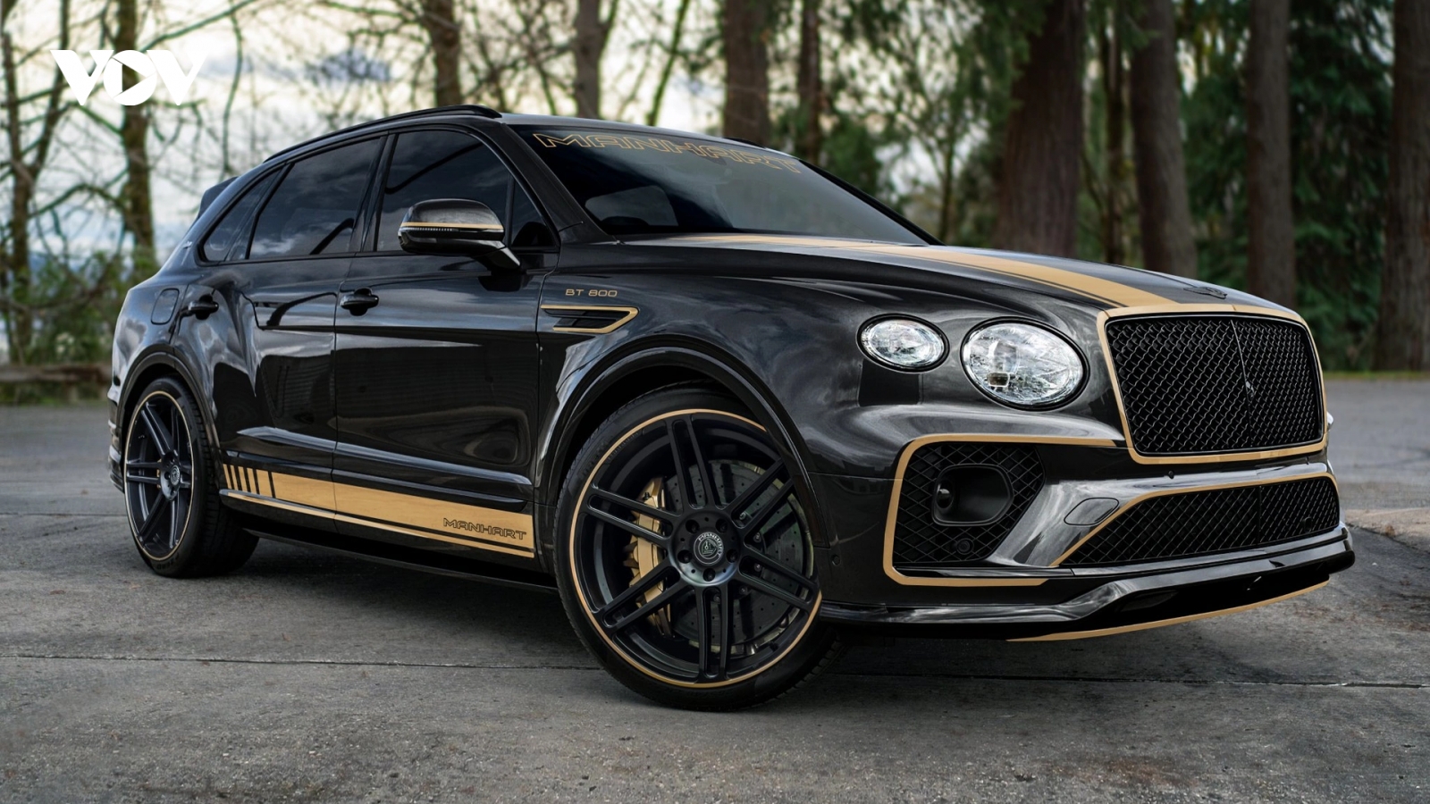 Bentley Bentayga được nâng cấp với động cơ 810 mã lực của Manhart