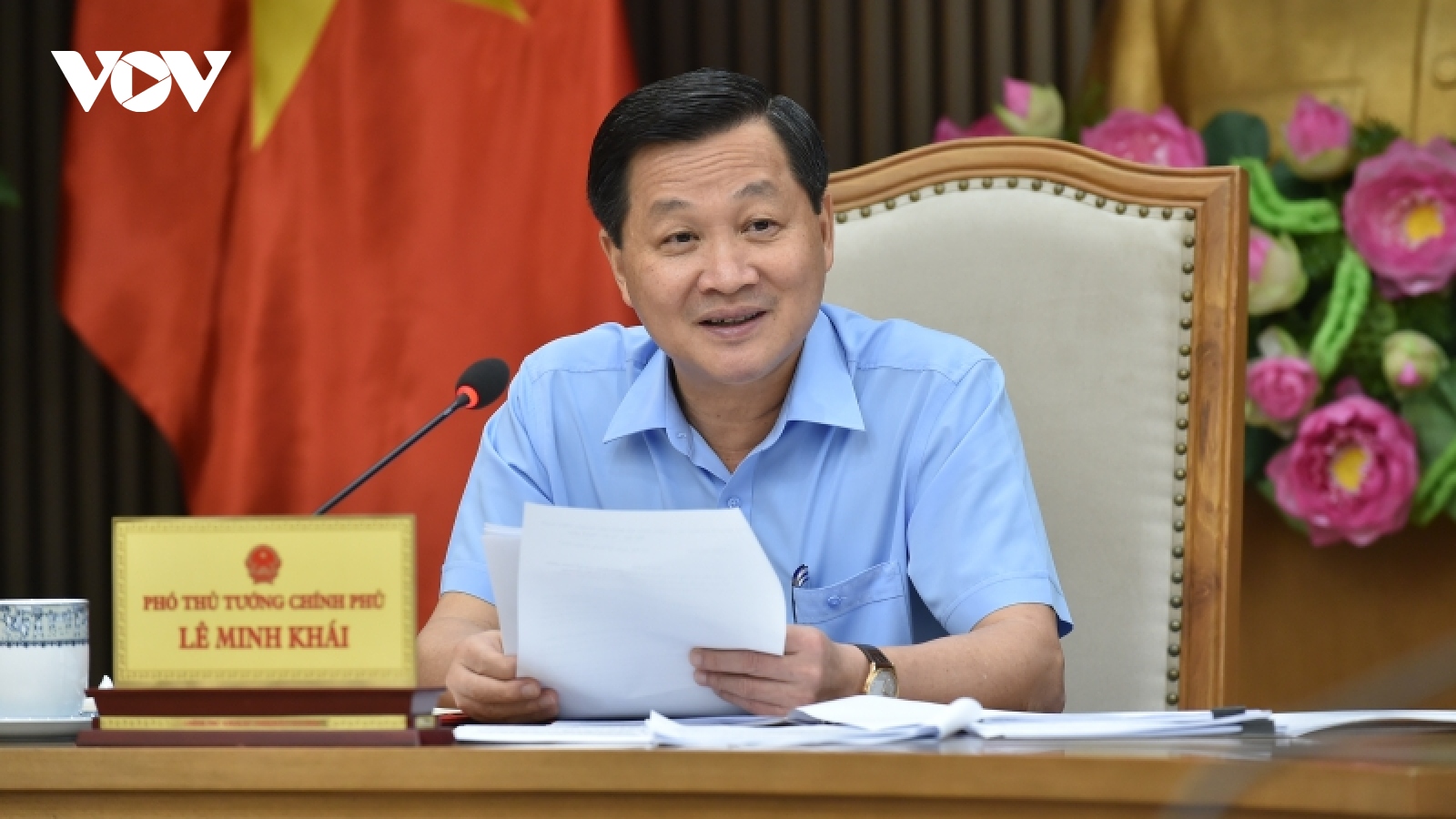 Phó Thủ tướng Lê Minh Khái chủ trì họp triển khai kế hoạch đầu tư công trung hạn