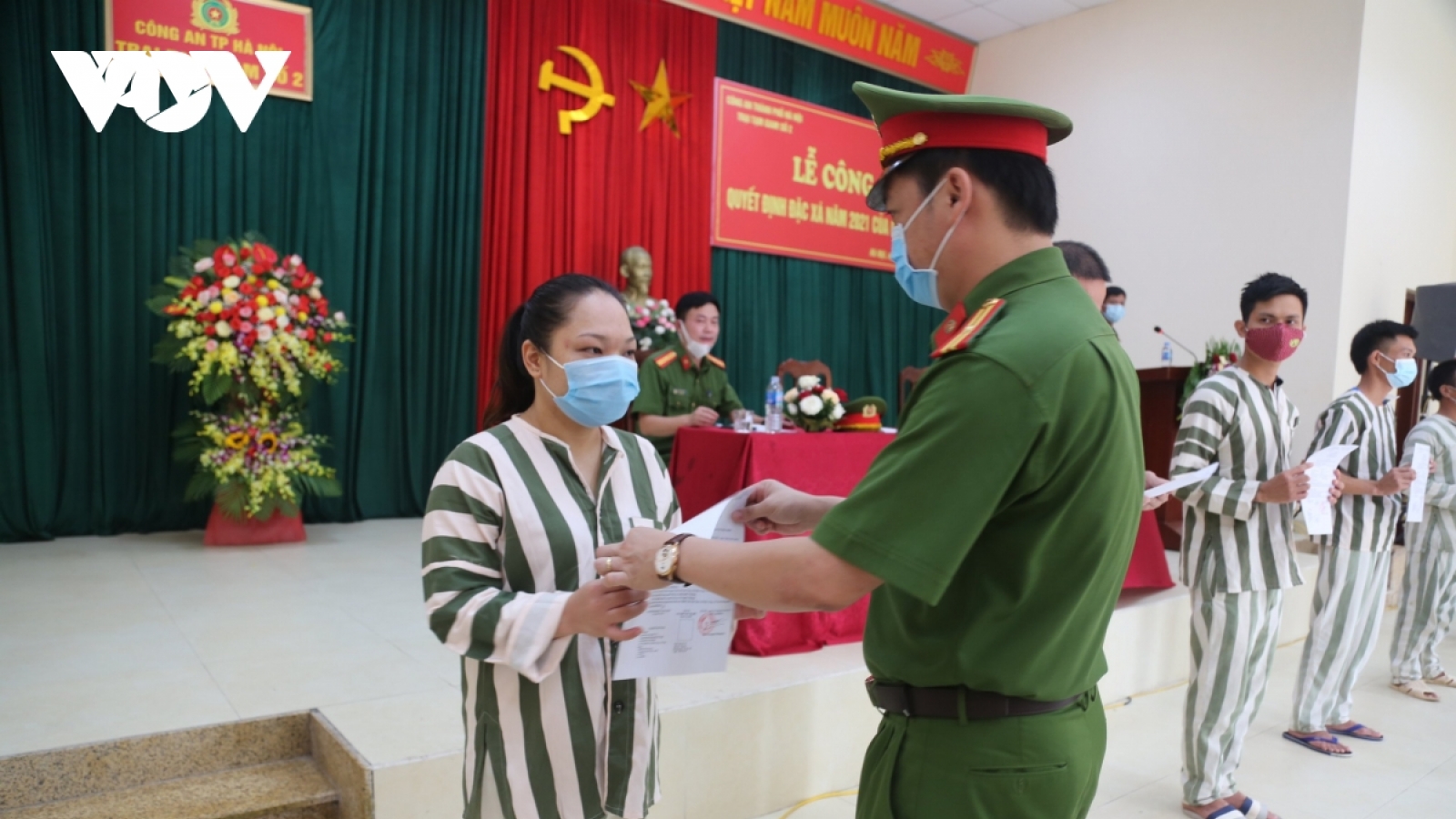Hơn 90 phạm nhân ở Hà Nội được đặc xá dịp Quốc khánh 2/9