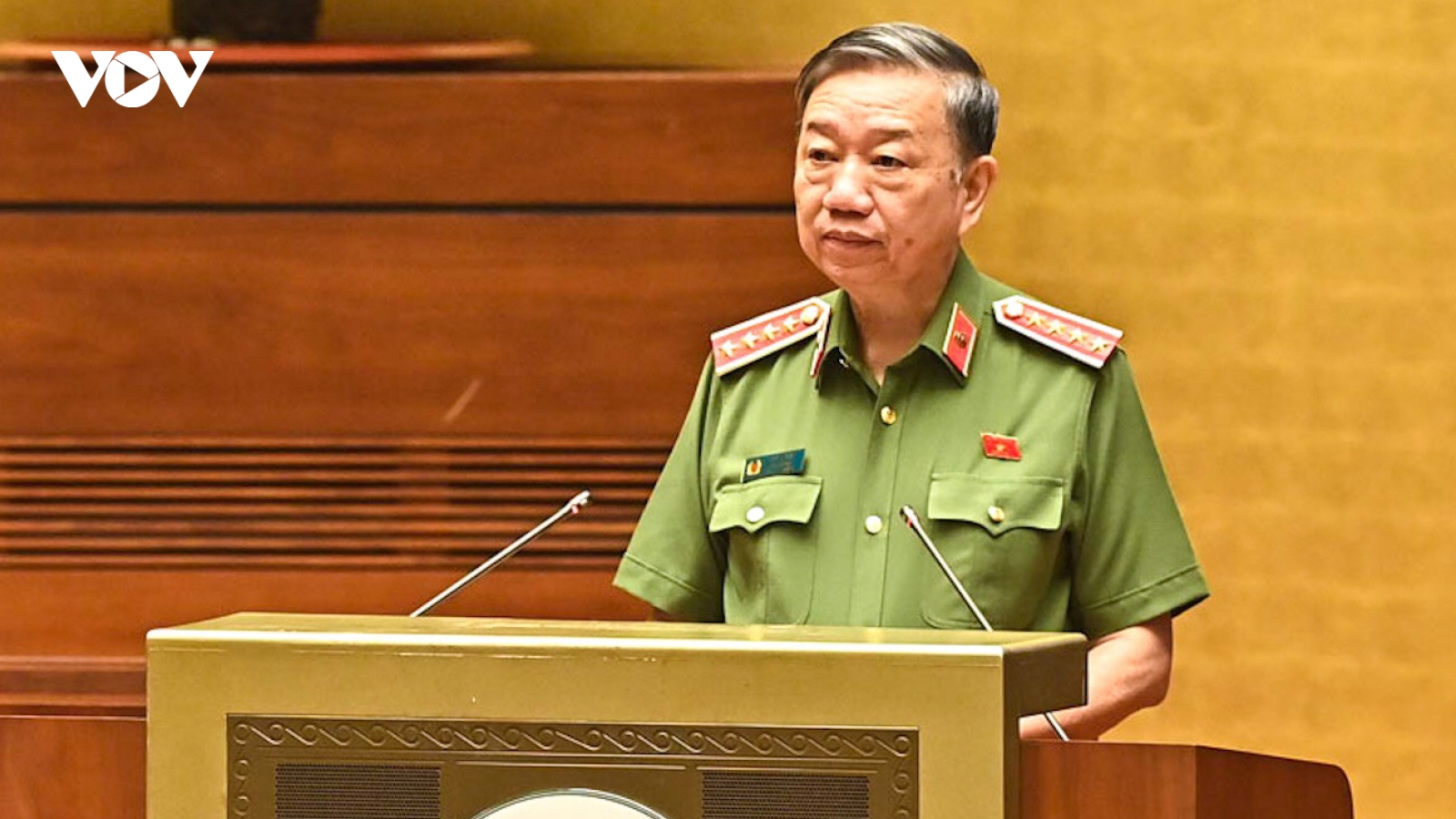 Bộ trưởng Bộ Công an Tô Lâm trả lời chất vấn
