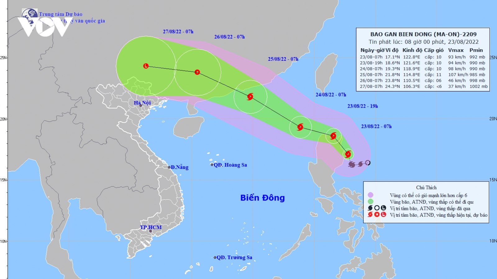 Bão Ma-on giật cấp 12 đang ở trên vùng biển đảo Luzon