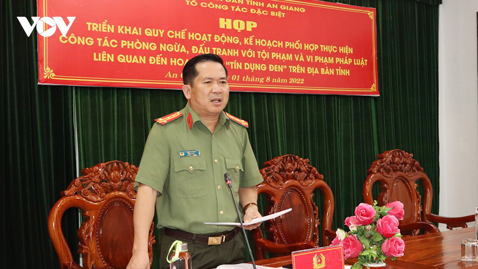 Nóng 24h: Đại tá Đinh Văn Nơi nhận nhiệm vụ triệt phá tội phạm tín dụng đen