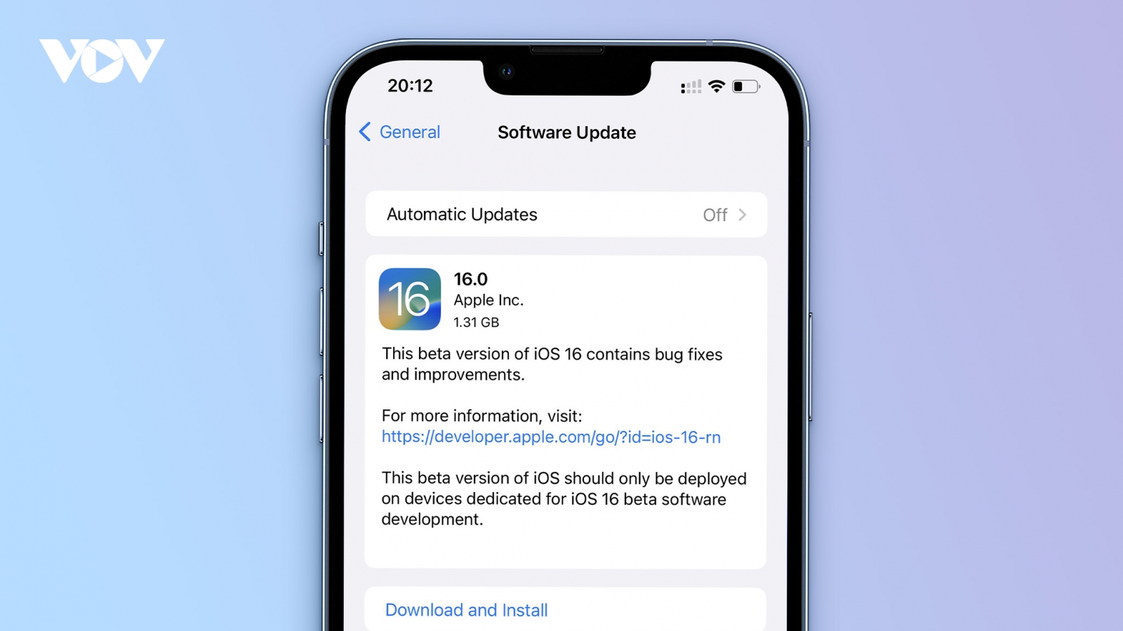 Hướng dẫn nâng cấp iPhone lên iOS 16 Public Beta 5 bản thử nghiệm
