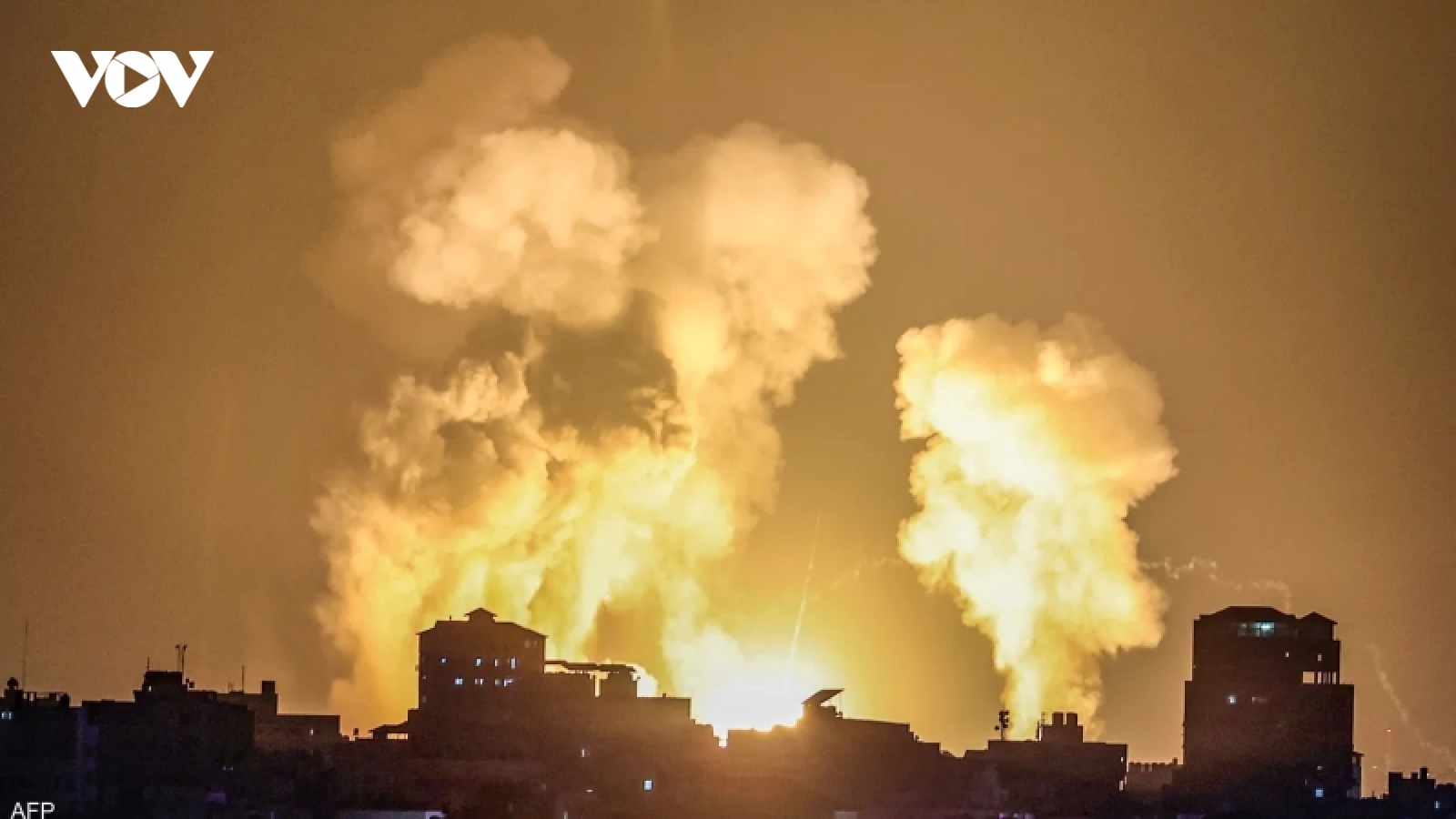 Israel không kích dải Gaza, nguy cơ xung đột lớn bùng phát
