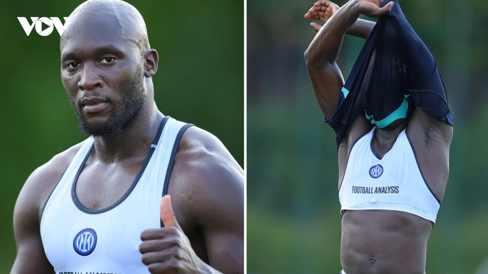 Lukaku khoe cơ bắp lực lưỡng trước thềm mùa giải mới
