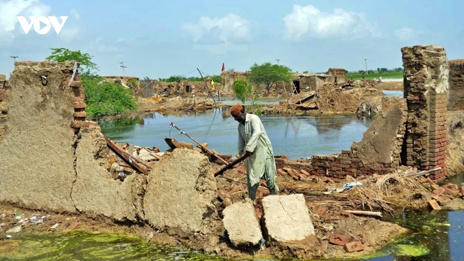Pakistan đối mặt thảm họa khí hậu nghiêm trọng, hơn 1.000 người chết do mưa lũ