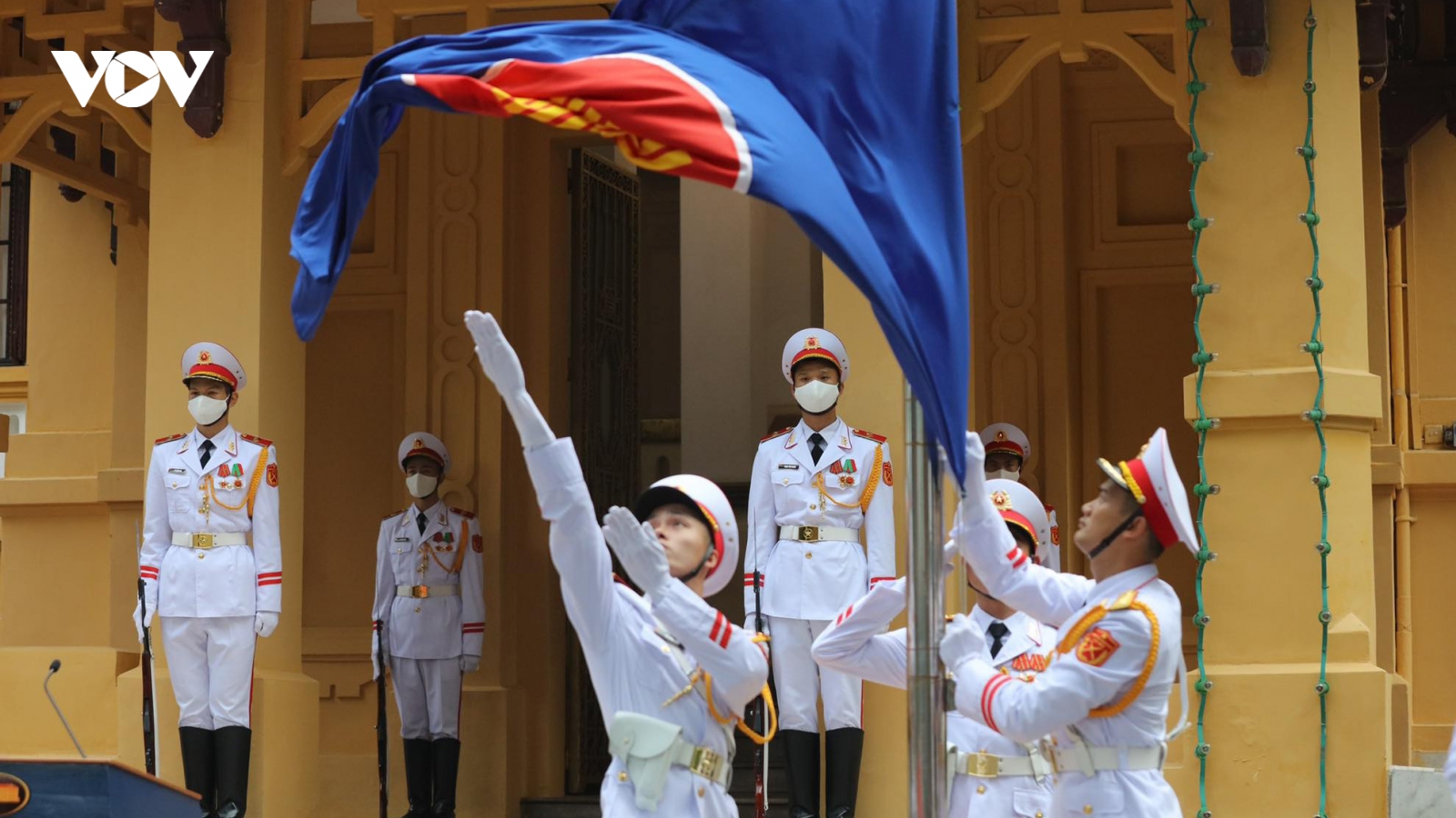 Việt Nam tổ chức Lễ thượng cờ kỷ niệm 55 năm ngày thành lập ASEAN