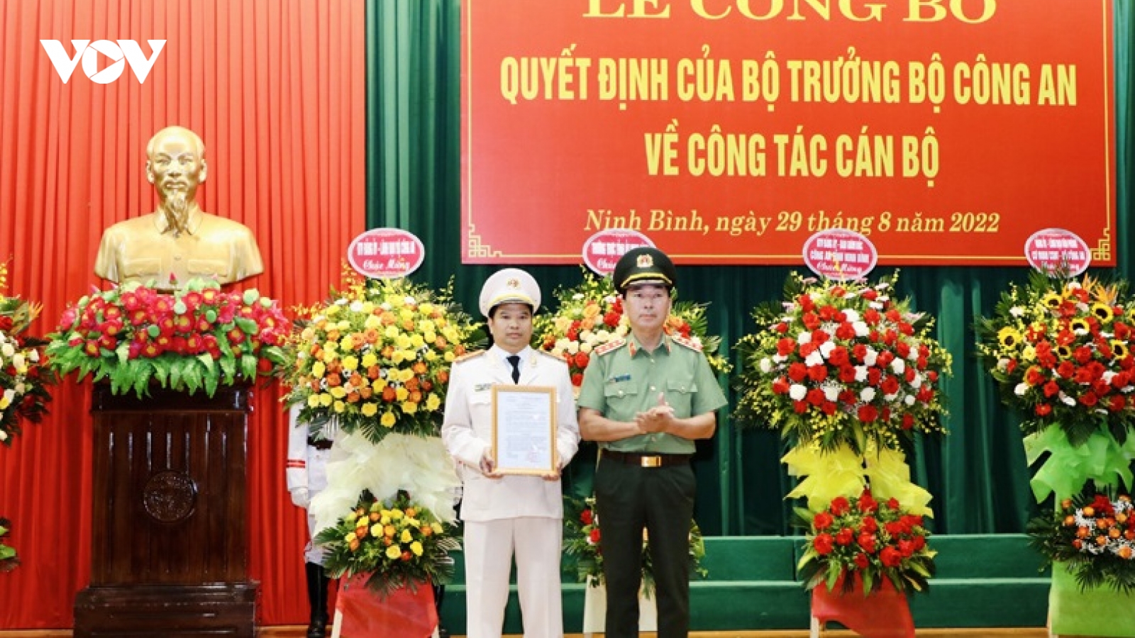 Đại tá Đặng Trọng Cường được bổ nhiệm làm Giám đốc Công an Ninh Bình