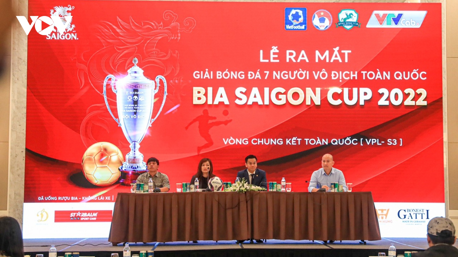 Chính thức ra mắt giải bóng đá vô địch 7 người toàn quốc 2022