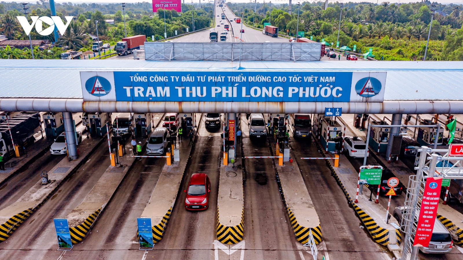 Lắp thêm làn thu phí không dừng ETC trên cao tốc TP.HCM-Long Thành-Dầu Giây