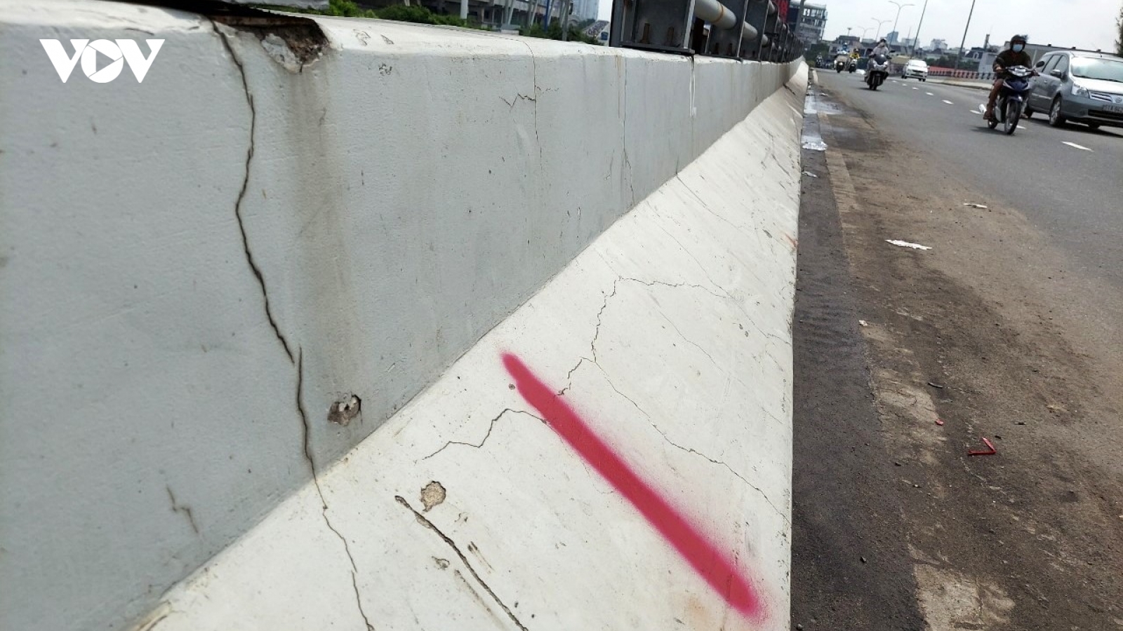 TP.HCM khẩn trương khắc phục sự cố đứt cáp dự ứng lực cầu vượt Nguyễn Hữu Cảnh