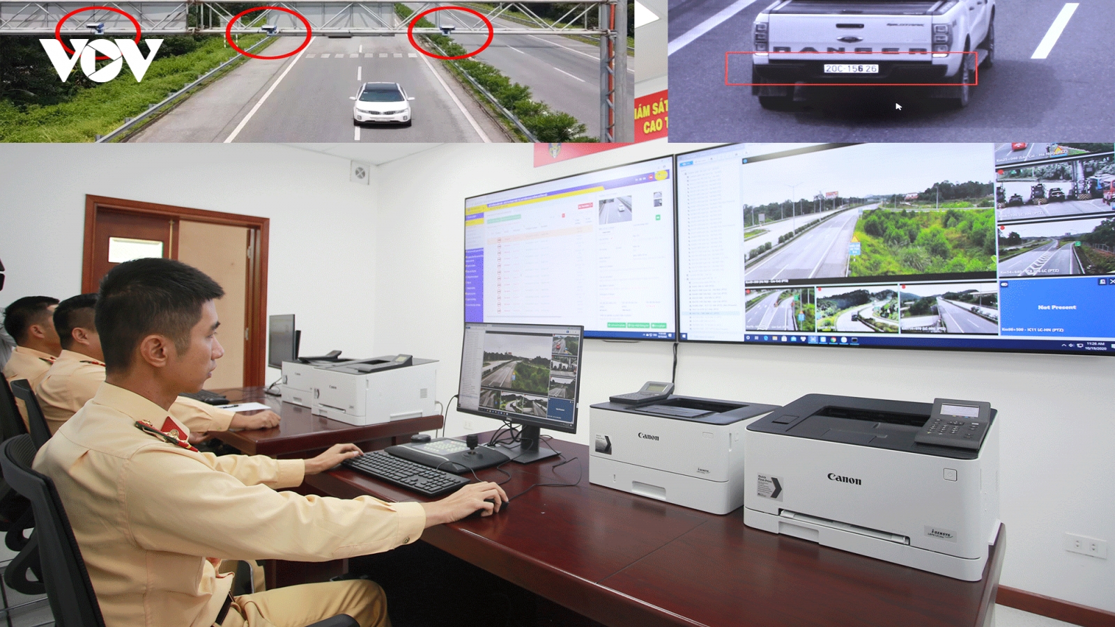 CSGT phát hiện ô tô là tang vật của vụ án lớn nhờ hệ thống giám sát trên cao tốc