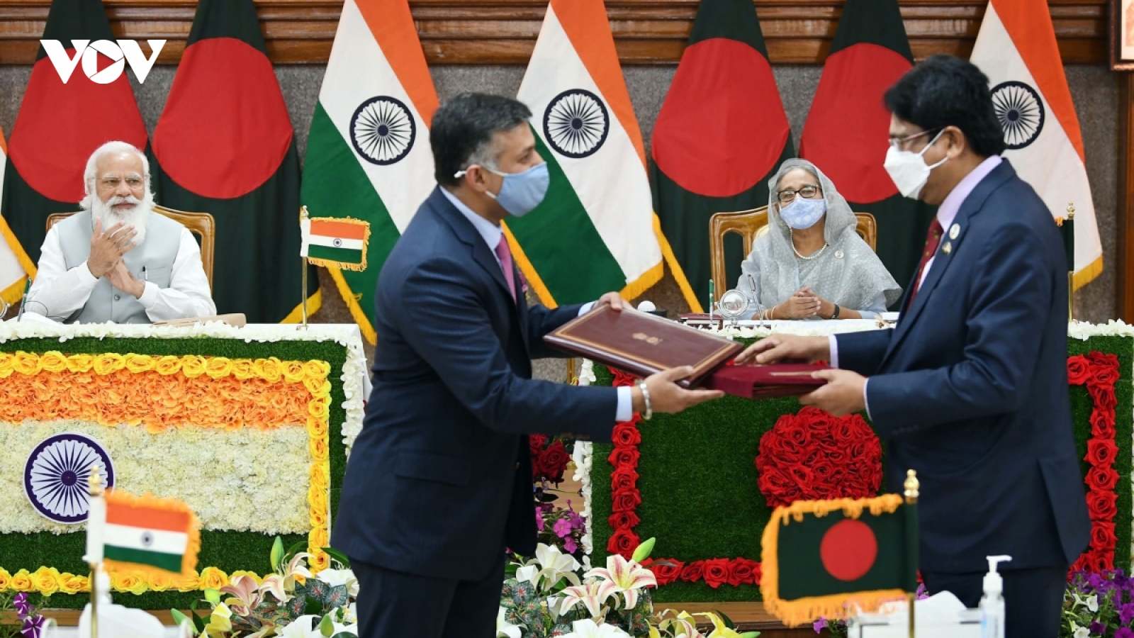 Ấn Độ, Bangladesh ký kết 7 biên bản ghi nhớ hợp tác