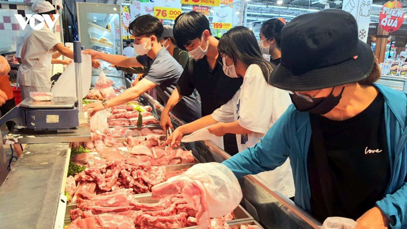 Lượng thịt lợn nhập khẩu liên tục giảm