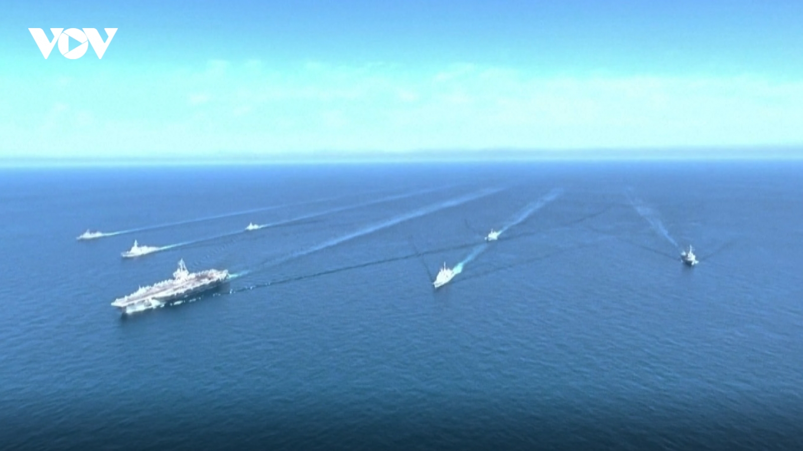 Tàu sân bay USS Ronald Reagan của Mỹ tập trận ngoài khơi Hàn Quốc