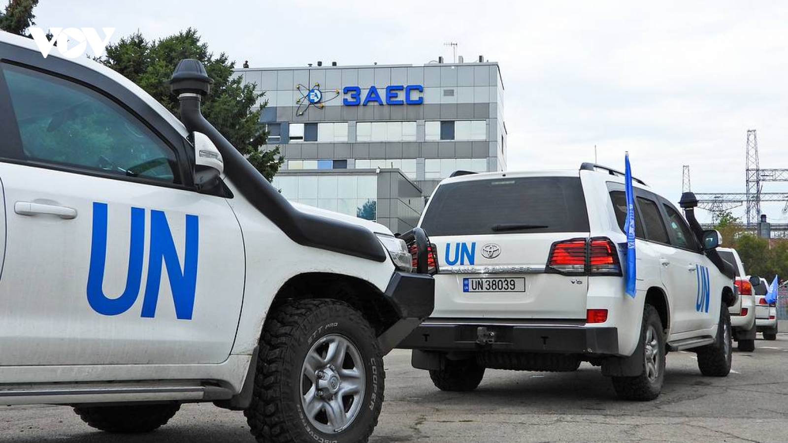Phái đoàn IAEA đã tới Nhà máy điện hạt nhân Zaporizhzhia