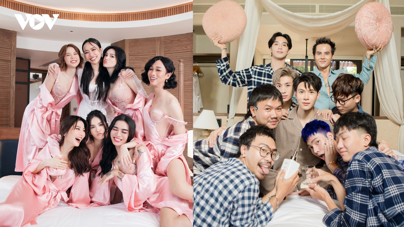 Anh Tú, Diệu Nhi "quẩy nhiệt" với hội phù dâu, phù rể trước thềm đám cưới