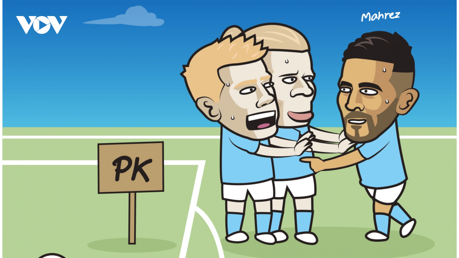 Biếm họa 24h: Mahrez liên tiếp "báo hại" Man City