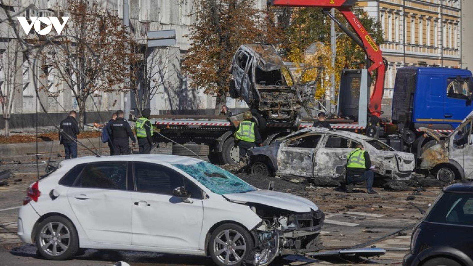 Ủy ban Chữ Thập đỏ Quốc tế dừng hoạt động ở Ukraine sau các cuộc không kích