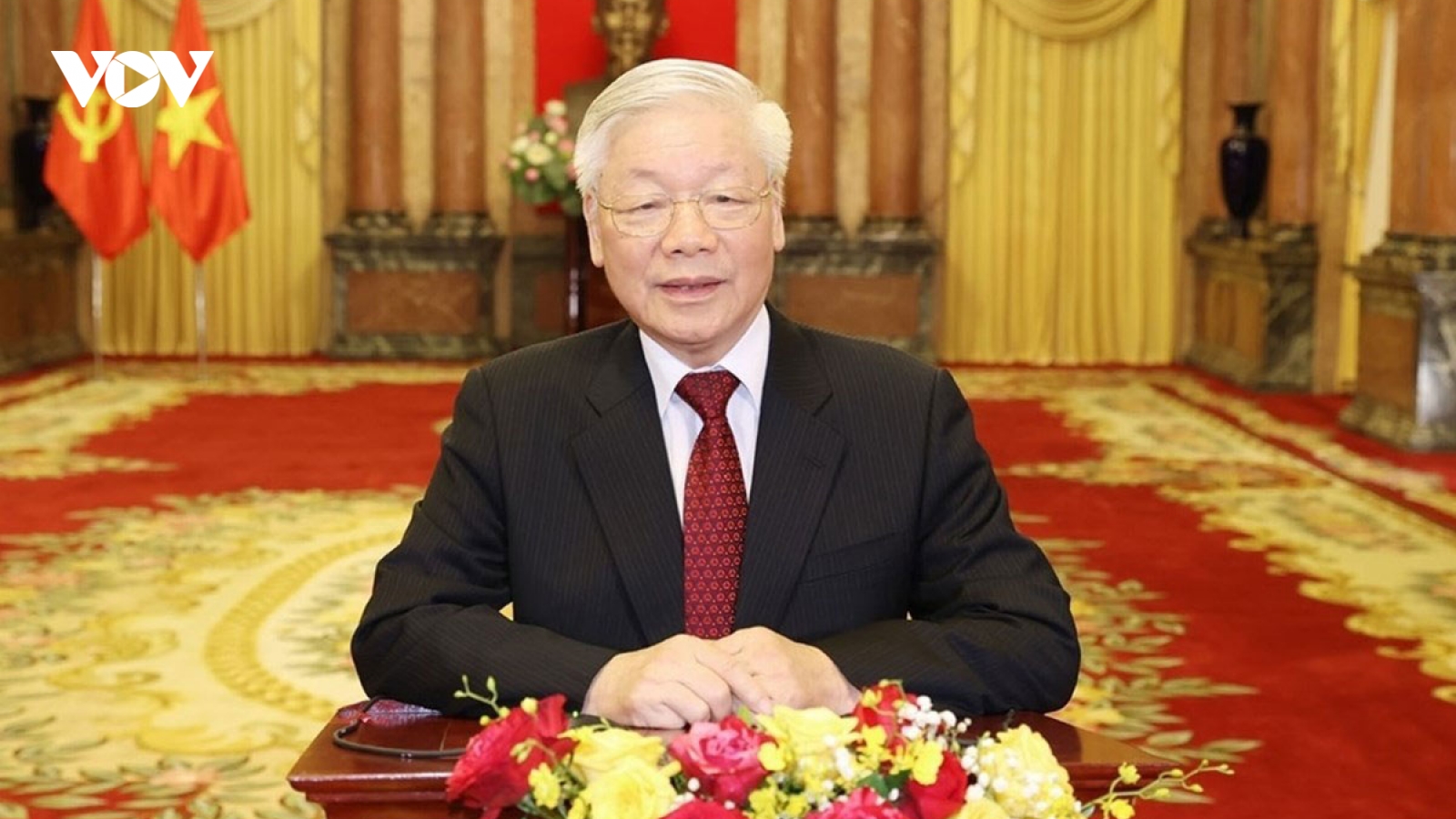 Tổng Bí thư Nguyễn Phú Trọng gửi điện chúc mừng ông Tập Cận Bình tái cử