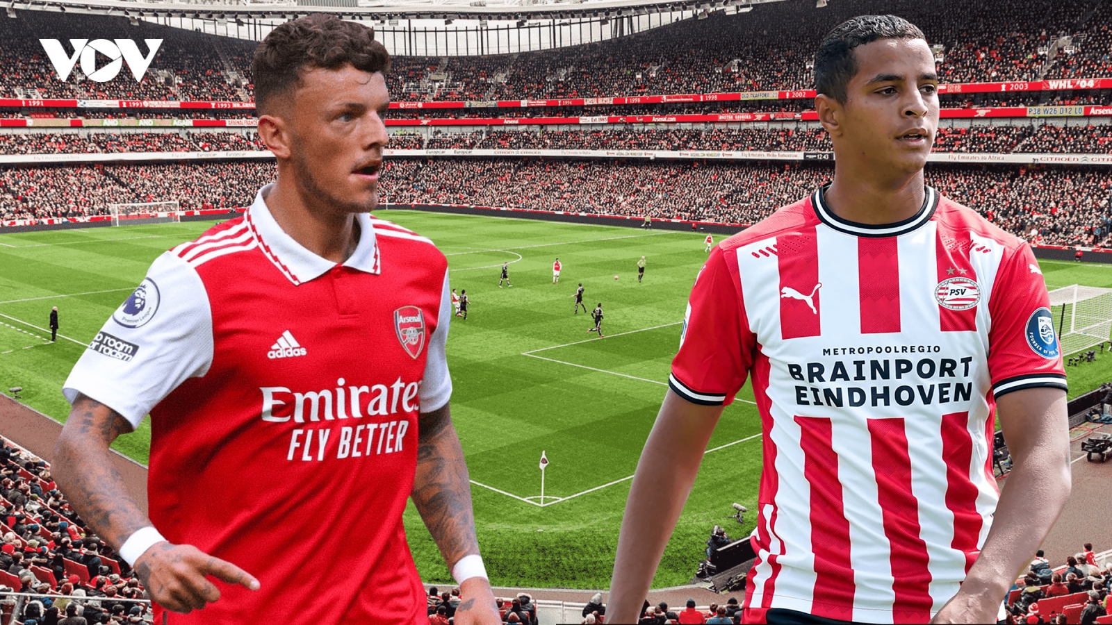 Dự đoán tỷ số, đội hình xuất phát trận Arsenal - PSV Eindhoven