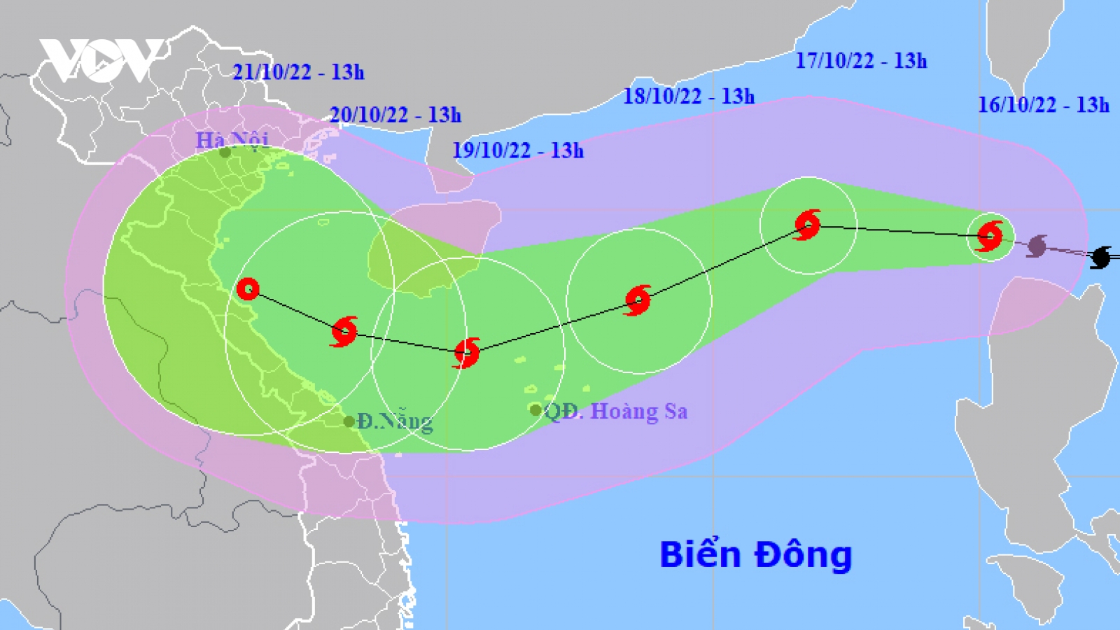 Bão Nesat tiến nhanh vào Biển Đông và có khả năng mạnh thêm