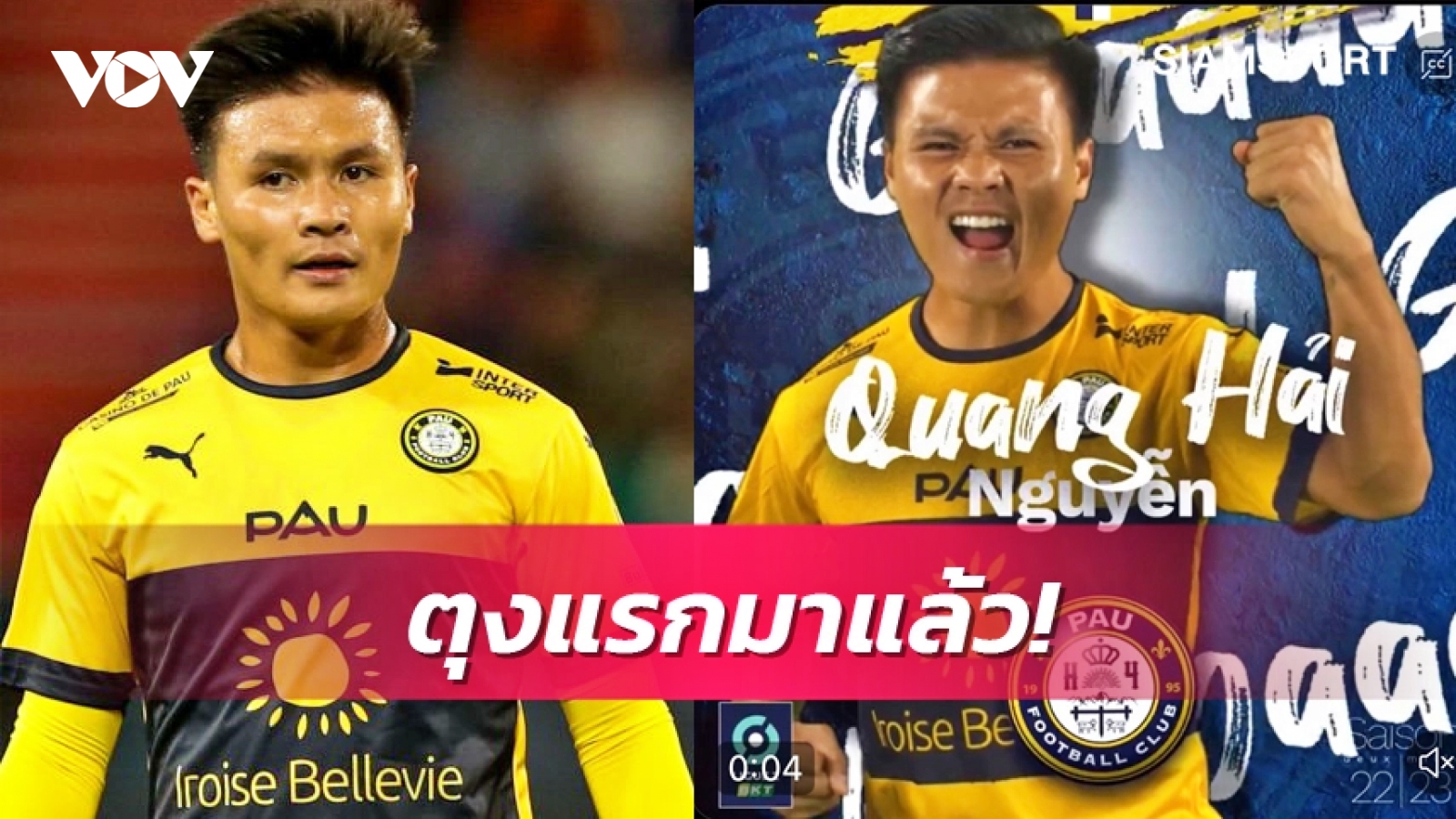 "Giải cứu" Pau FC, Quang Hải được báo Thái Lan khen ngợi