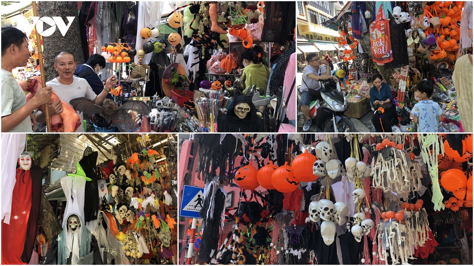 "Thủ phủ" đồ hóa trang kinh dị hút khách dịp lễ hội Halloween