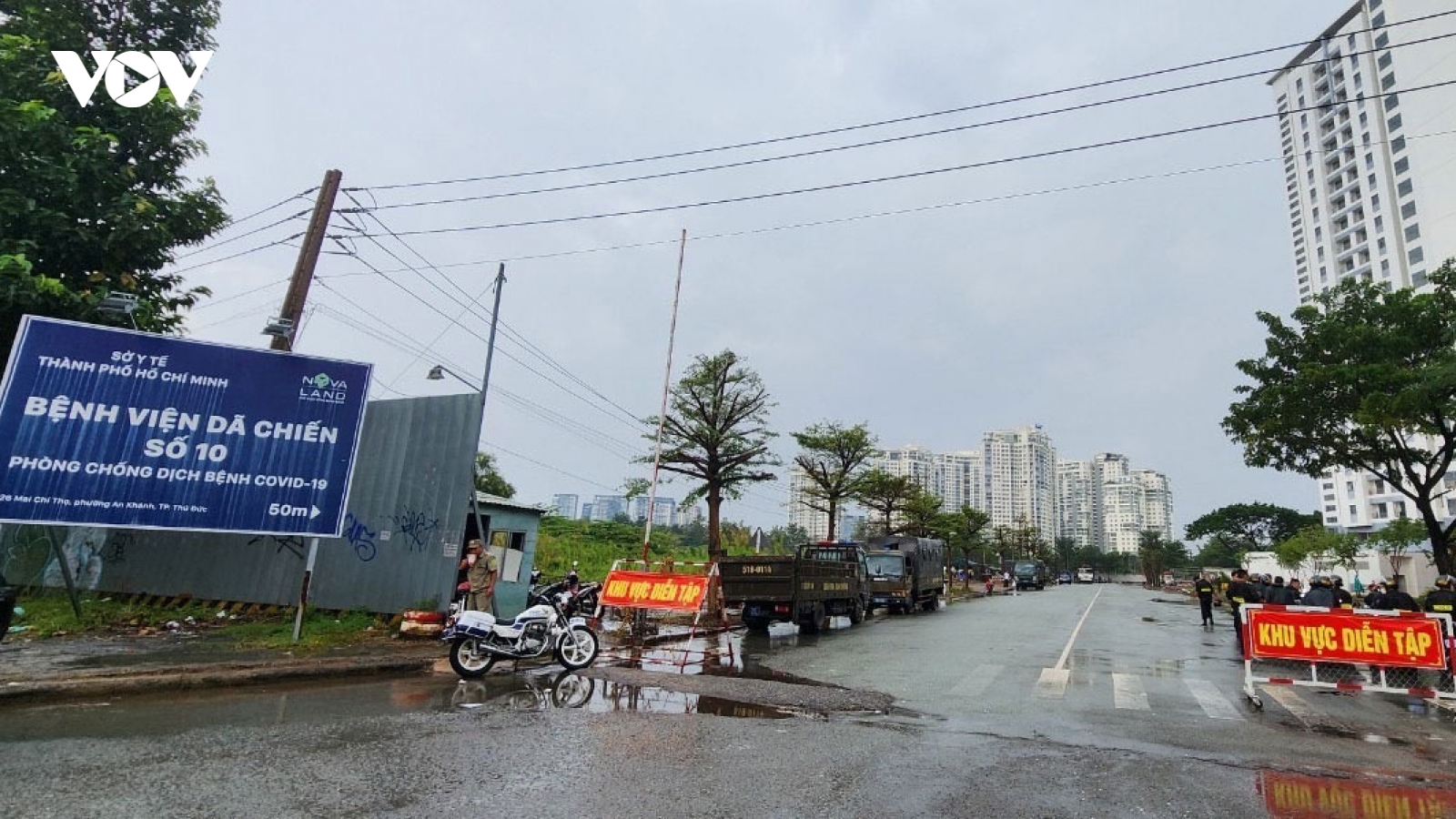 Xác minh các cá nhân tung tin thất thiệt về hoạt động diễn tập tại tòa nhà thuộc Novaland