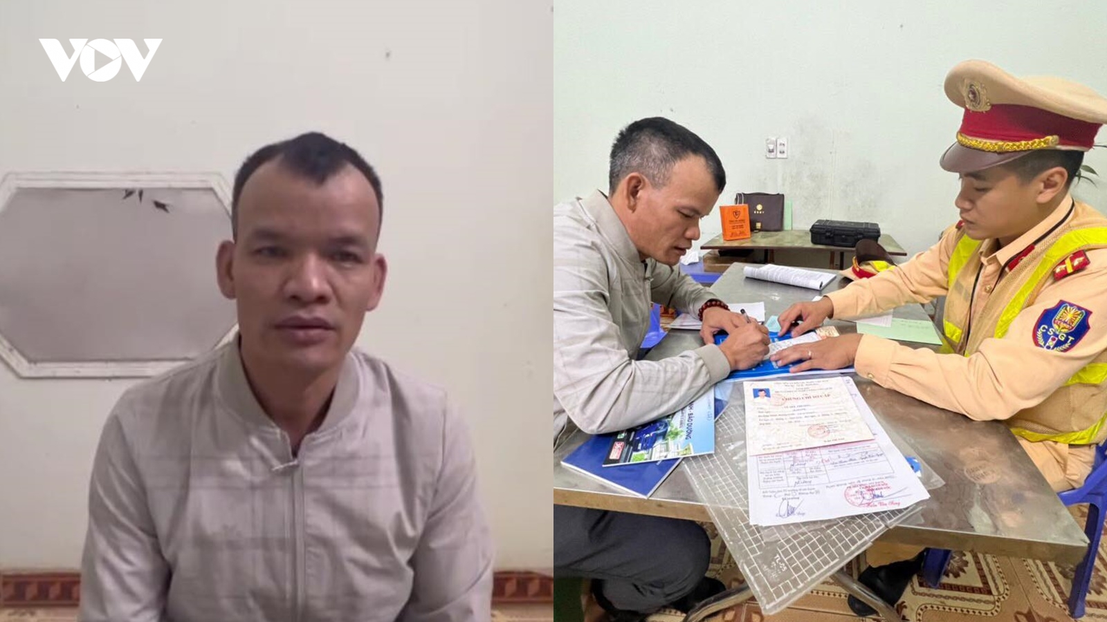 Xử phạt tài xế xe tải ở Tuyên Quang cố tình không nhường đường cho xe cấp cứu