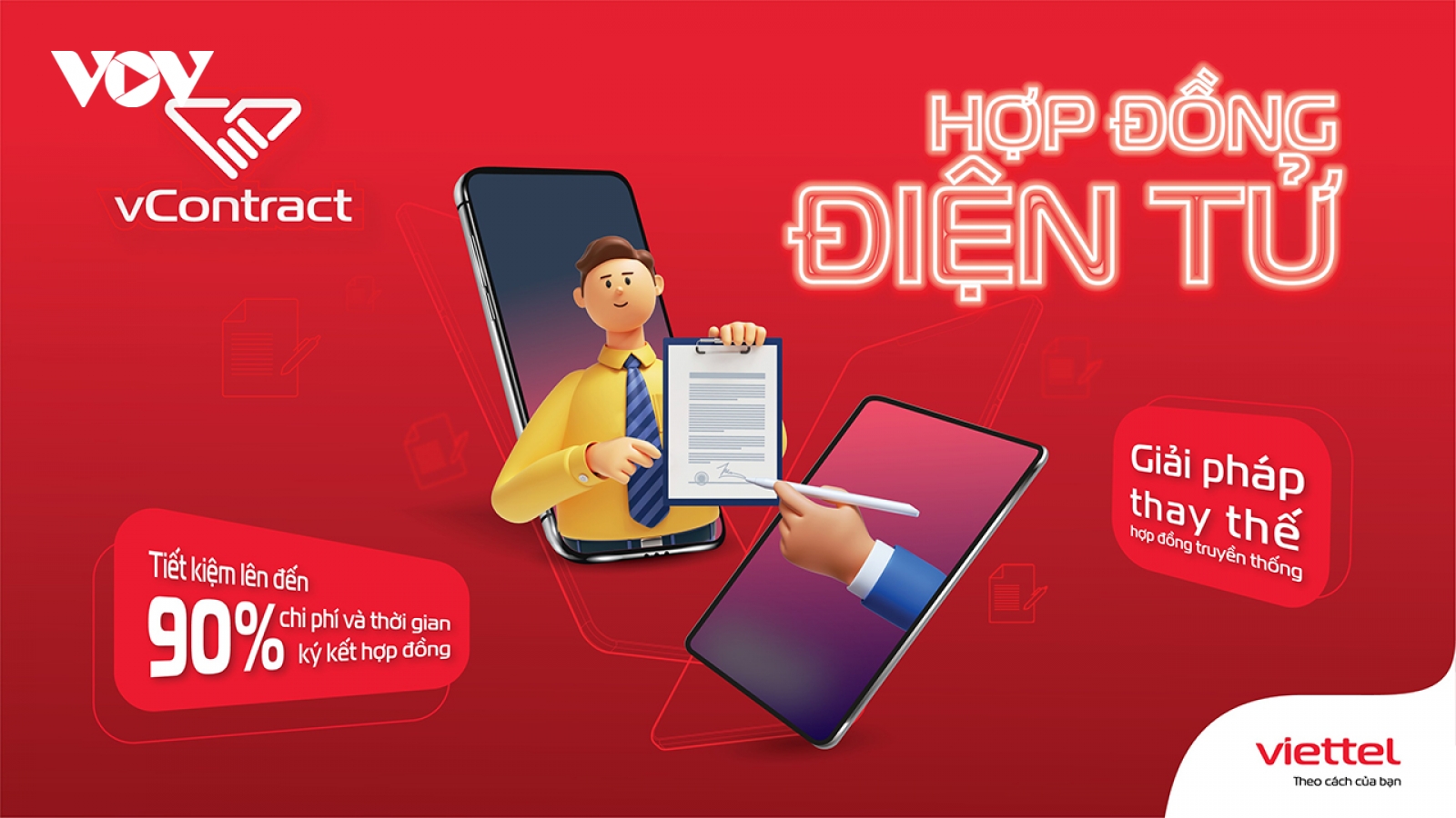 Viettel chính thức kinh doanh dịch vụ Chứng thực Hợp đồng điện tử vContract