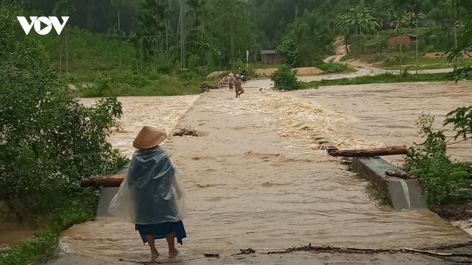 Nhiều nơi ở huyện miền núi An Lão, Bình Định ngập sâu