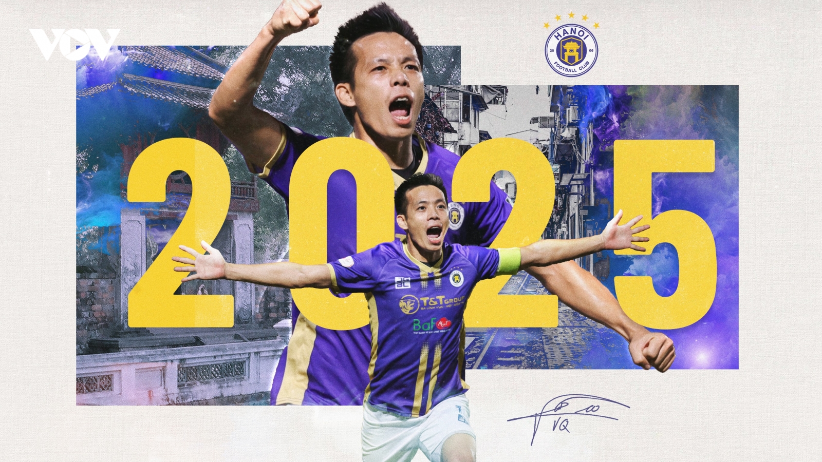Văn Quyết gia hạn hợp đồng thêm 3 năm với Hà Nội FC