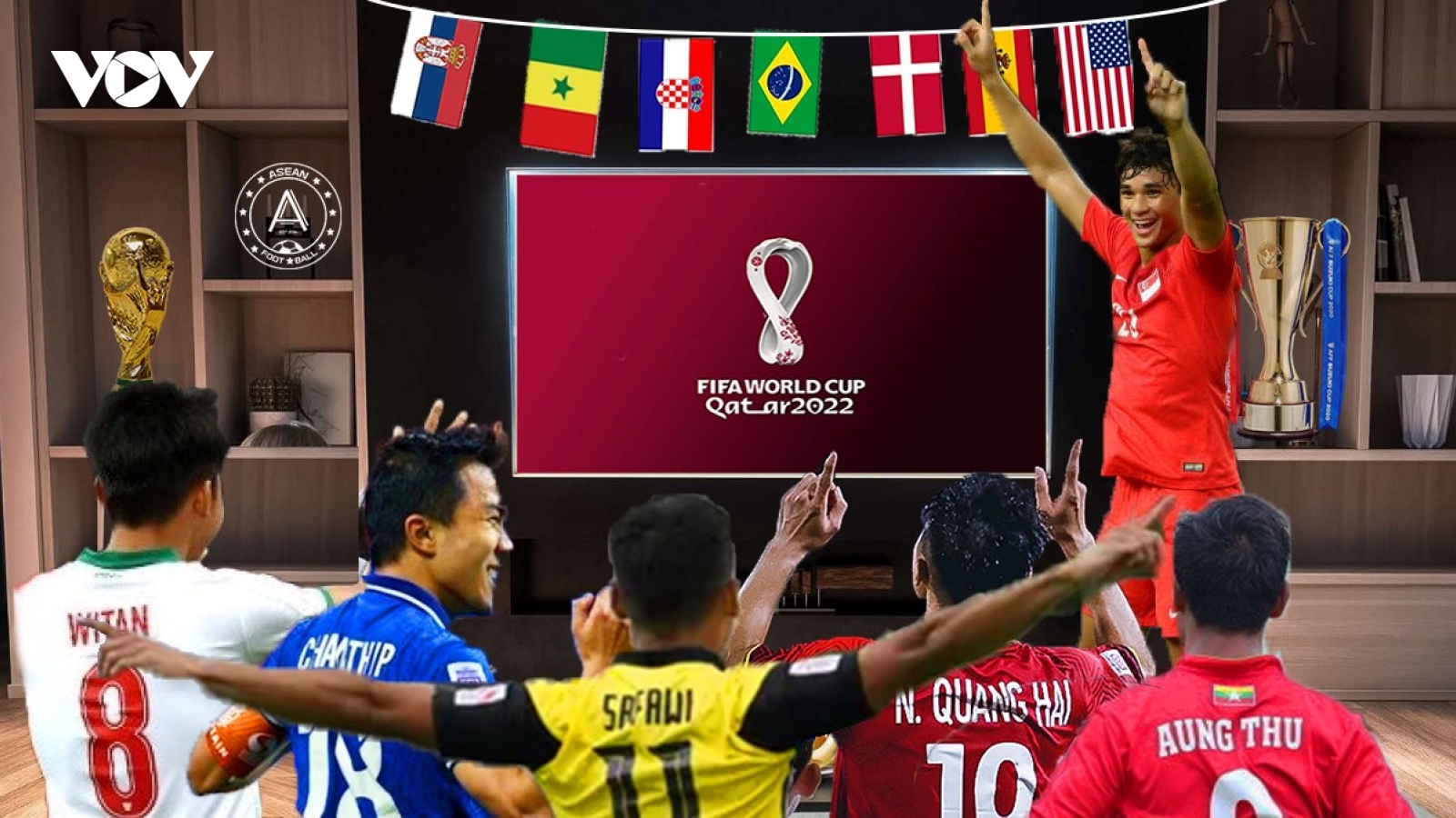 Biếm họa World Cup 2022: Dàn sao bóng đá Đông Nam Á háo hức chờ khai mạc